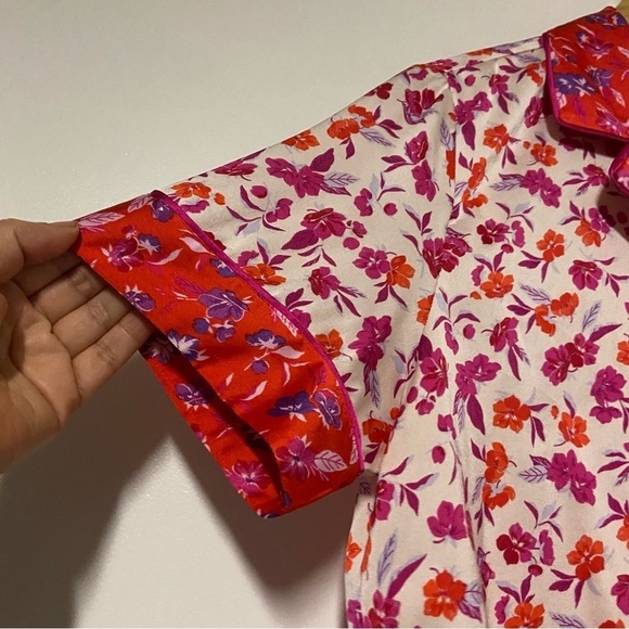 Ann Taylor floral pajama Top Size M - Picture 5 of 7